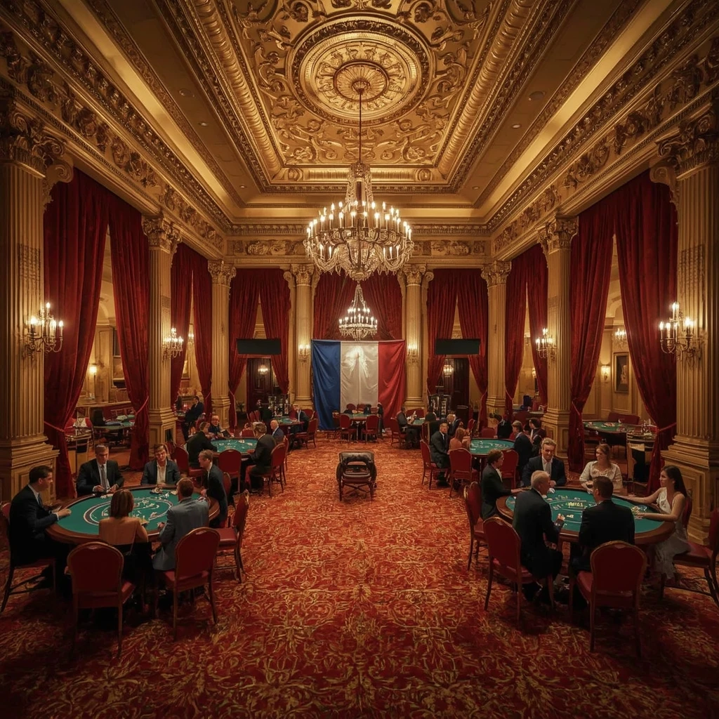 Le casino et le drapeau français TWIN VEGAS CASINO